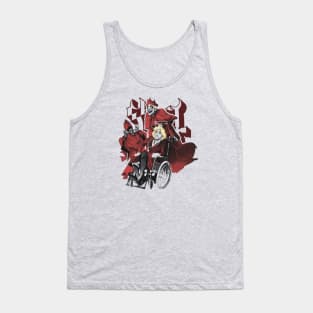 Funny Ghost Red Tank Top